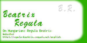 beatrix regula business card